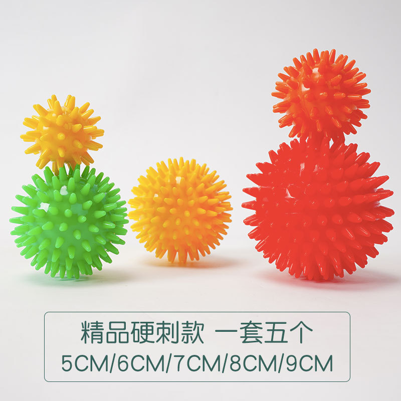 Bola de masaje, equipo táctil, ayudas didácticas para bebés, cepillo de espina, dispositivo de entrenamiento de integración sensorial para niños, juguete, educación temprana, bola de espina pequeña, bola de toque