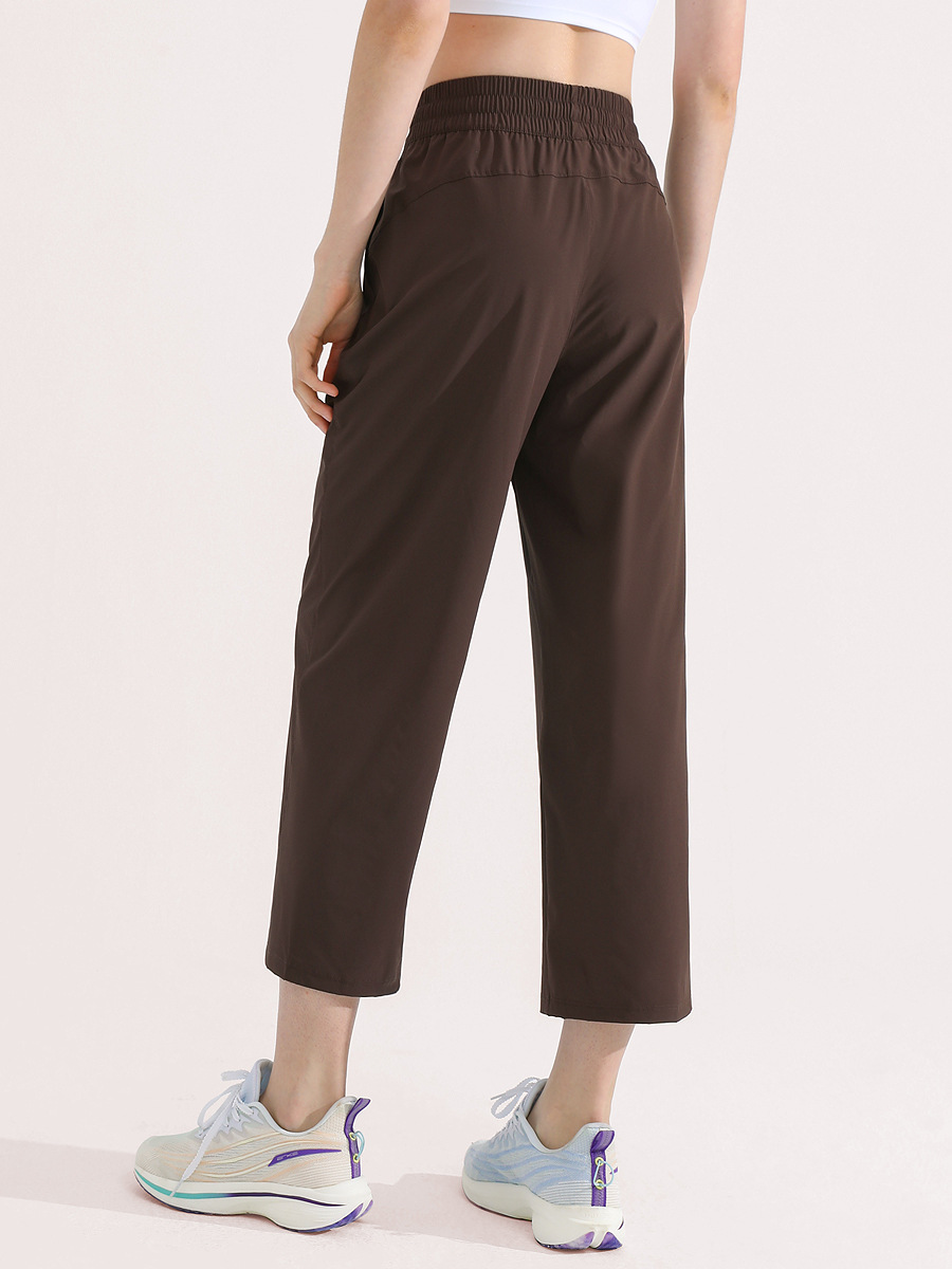 Nuevos pantalones de chándal rectos de pierna ancha para mujer, pantalones sueltos de todo fósforo, fitness y ocio, pantalones de yoga al aire libre