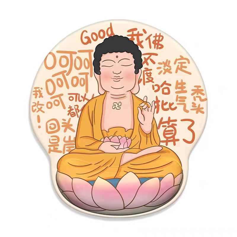 Little Totoro My Emperor Pulsera Alfombrilla de ratón Anime Ratón Soporte de mano Alfombrilla de ratón de silicona Alfombrilla de ratón Alfombrilla de muñeca creativa