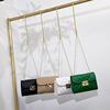 Fashionable trend one-shoulder bag, chain, lock, small bag, 2022