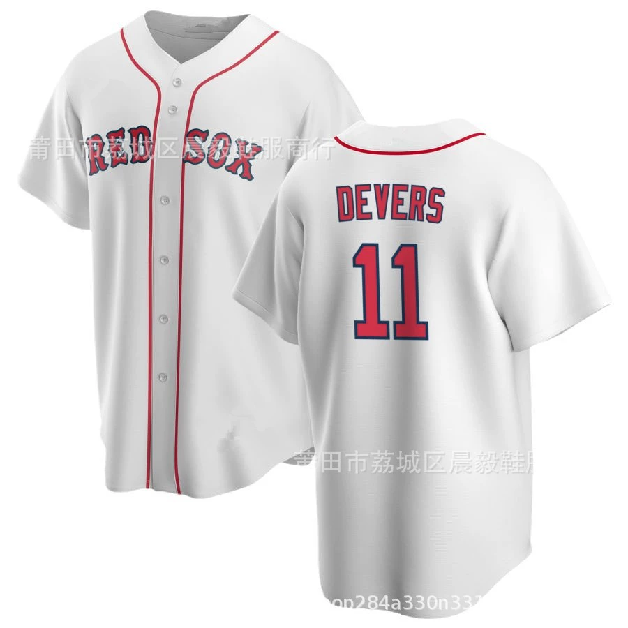 MLB бейсбольные красные носки команды Boston Redsox Betts Ortiz Bogaerts Martinez джерси