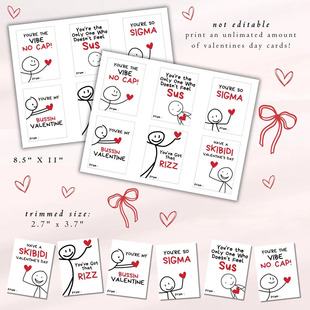 Cross-Border Slang Valentine's Day Greeting Card, Fun Pet Card, Children's Birthday Gift Card, Party Decoration Gift Card