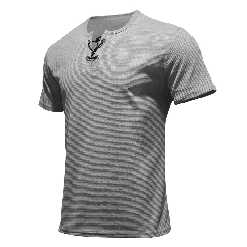 Men's Solid Color T-shirt Men's Clothing display picture 32