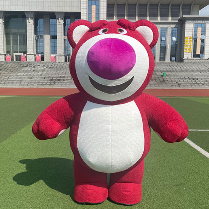 Papá Noel infláble muñeca de ciervo muñeca de nieve ropa de eventos de Navidad ropa de espectáculo de Navidad panda gigante