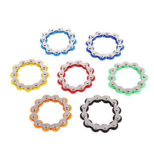 12-Section Fidget Spinner Versatile Chain Decompression Artifact Cross-Border Bicycle Iron Chain Creative Vent Decompression Toy