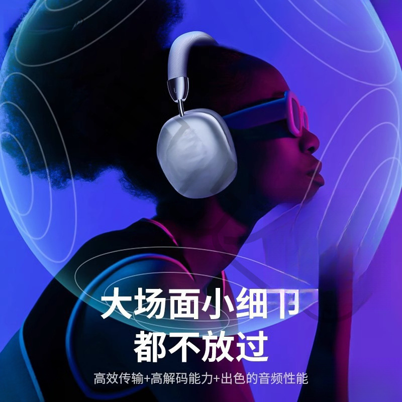 头戴式蓝牙耳机适用苹果16Max无线降噪华强北新款包邮|undefined
