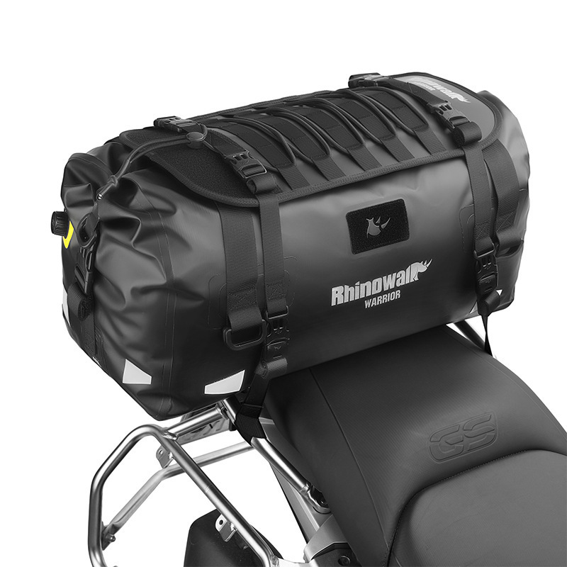 Rhinowalk Motorcycle Rear Seat Bag Large Capacity Motorcycle Touring Bag Fully Waterproof for Long Distance Motorcycle Trips Rhinowalk Motorcycle Rear Seat Bag Large Capacity Motorcycle Touring Bag Fully Waterproof for Long Distance Motorcycle Trips