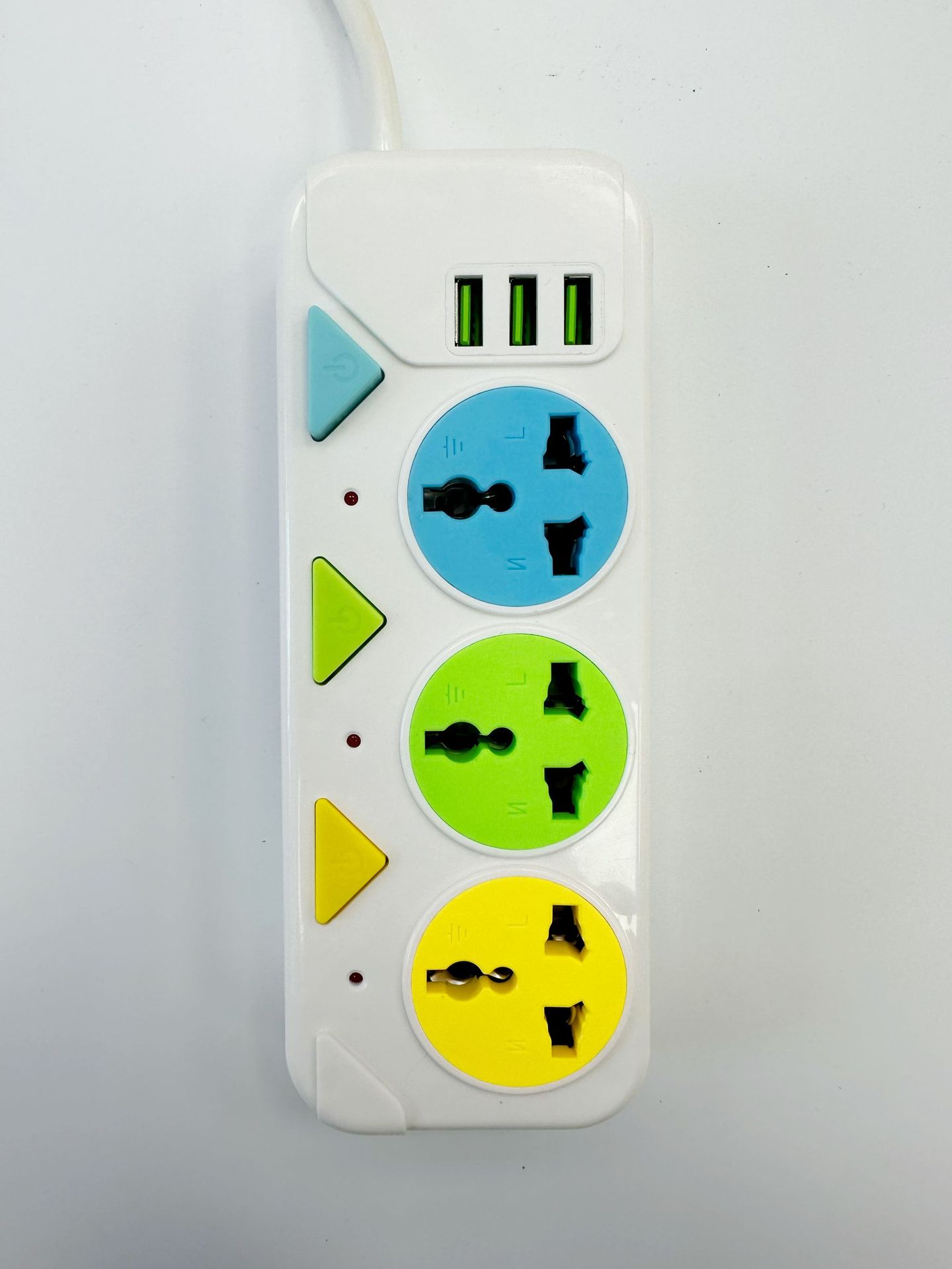 欧规插板多功能多孔插板插排排插插线板接线板带USB独立开关分控