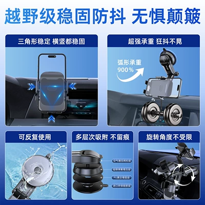 rotating center console mount – Car phone holder