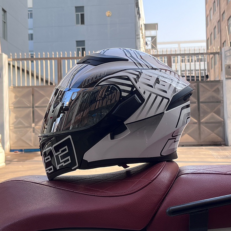 JIEKAI 3C certificado casco de motocicleta para hombres y mujeres casco completo de motocicleta casco de exposición Bluetooth casco de coche eléctrico