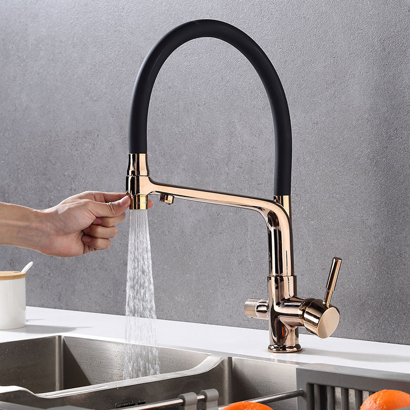 (로즈골드) 정수형 소형 책상스탠드