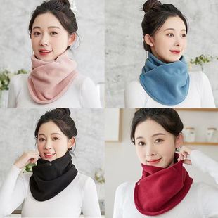 Winter Velvet Thickeneded Warm Neck Scarf for Men and Women Cycling Cold and Windproof Multi-functional Versatile Scarf Neck Cover
