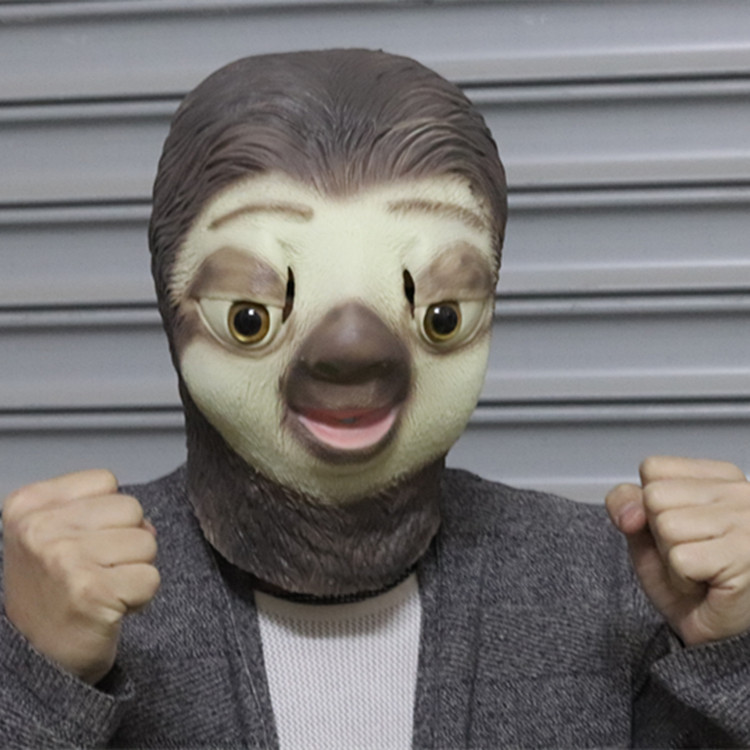 Fox máscara tocado loco animal ciudad Fox Halloween mascarada Cosplay props