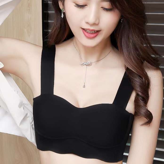 Venta directa de fábrica comercio electrónico transfronterizo sudeste asiático Vietnam Tailandia damas chaleco simple sin costuras colección lateral sujetador