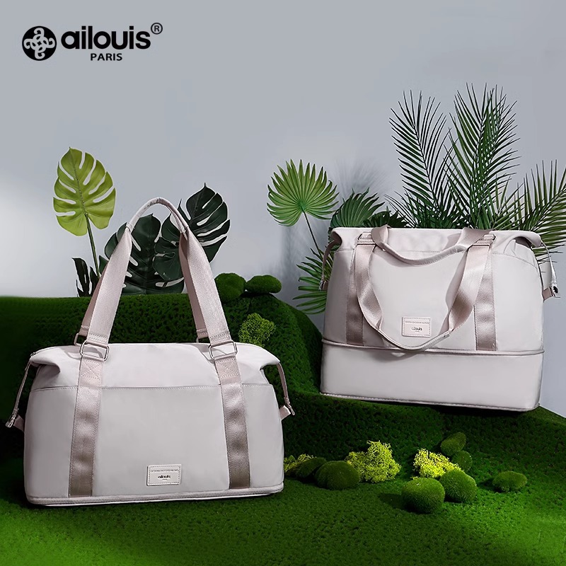 Bolsa de viaje de gran capacidad para mujer con tirante portátil para viajes de negocios, bolsa de almacenamiento portátil para el parto, bolsa de deporte y fitness, bolsa de lona