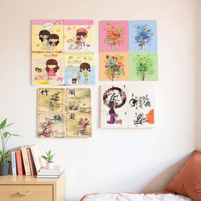 Adhesive Hooks for Wall and Door, No-Drill Hooks for Kitchen and Bathroom, Self-Adhesive Creative Cartoon Traceless Sticky Hooks Wholesale Adhesive Hooks for Wall and Door, No-Drill Hooks for Kitchen and Bathroom, Self-Adhesive Creative Cartoon Traceless Sticky Hooks Wholesale