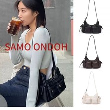 韩国小众品牌SAMO ONDOH机车包斜挎包宋雨琦同款samoondoh包包