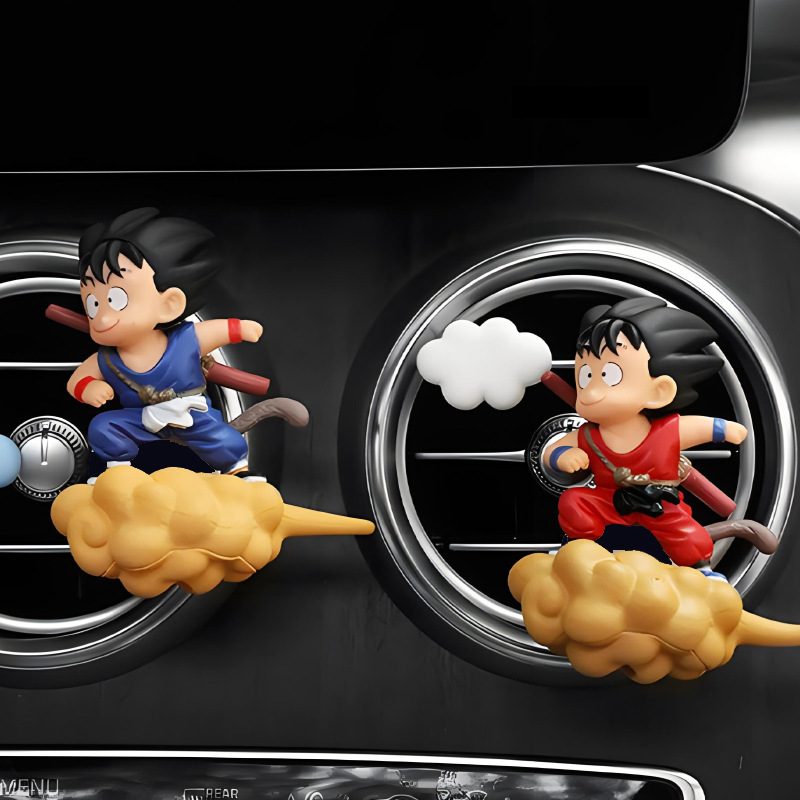 Explosiva Dragon Ball Flying Wukong Perfume para coche Clip de salida de aire Adornos de aromaterapia Adornos para coche lindo