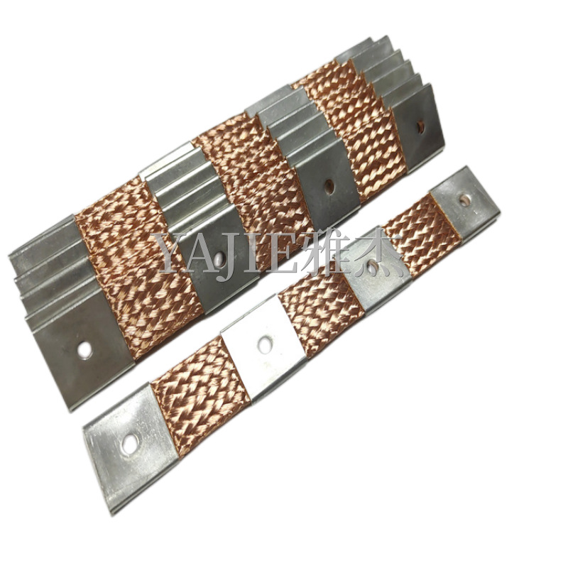 裸铜导电带 镀锡铜编织带软连接 防雷铜导线 柔性导电铜索