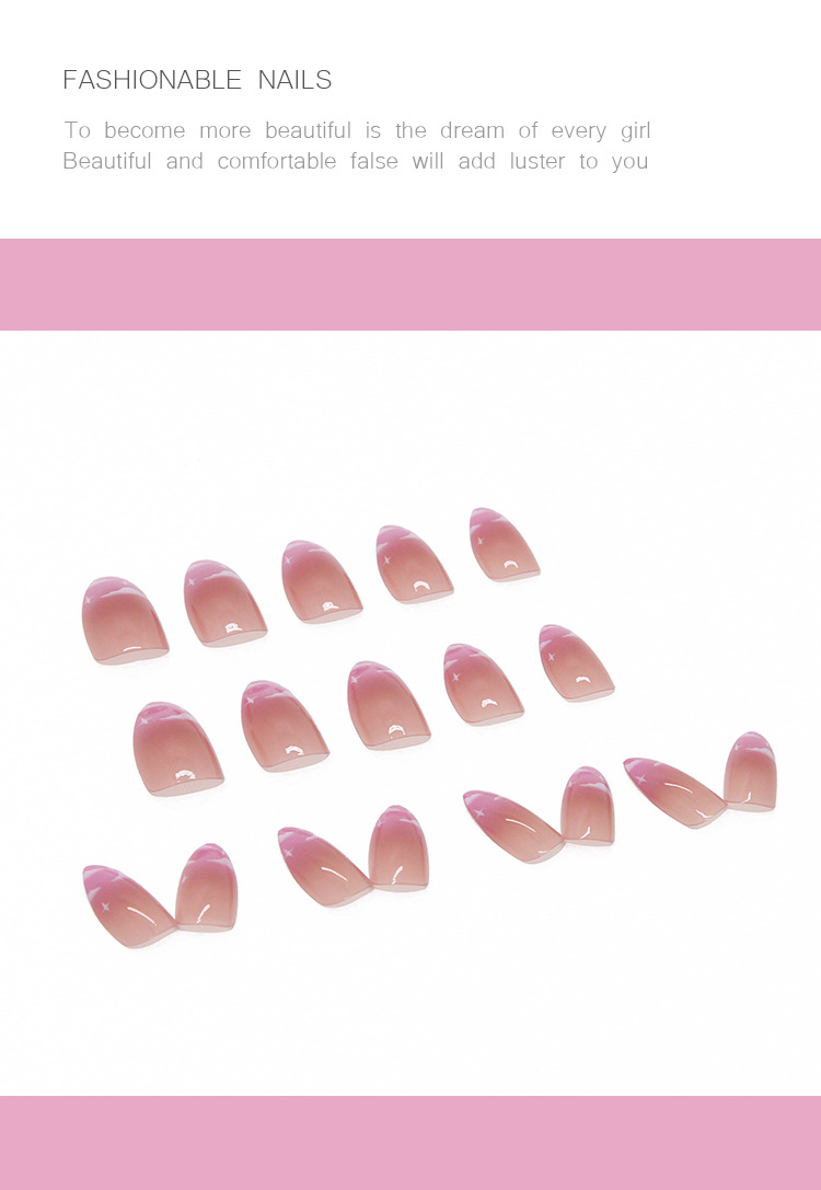 Autocollants pour ongles, gouttelettes d'eau d'amande, faux ongles, patchs pour ongles finis, 24 pièces_voghion.com