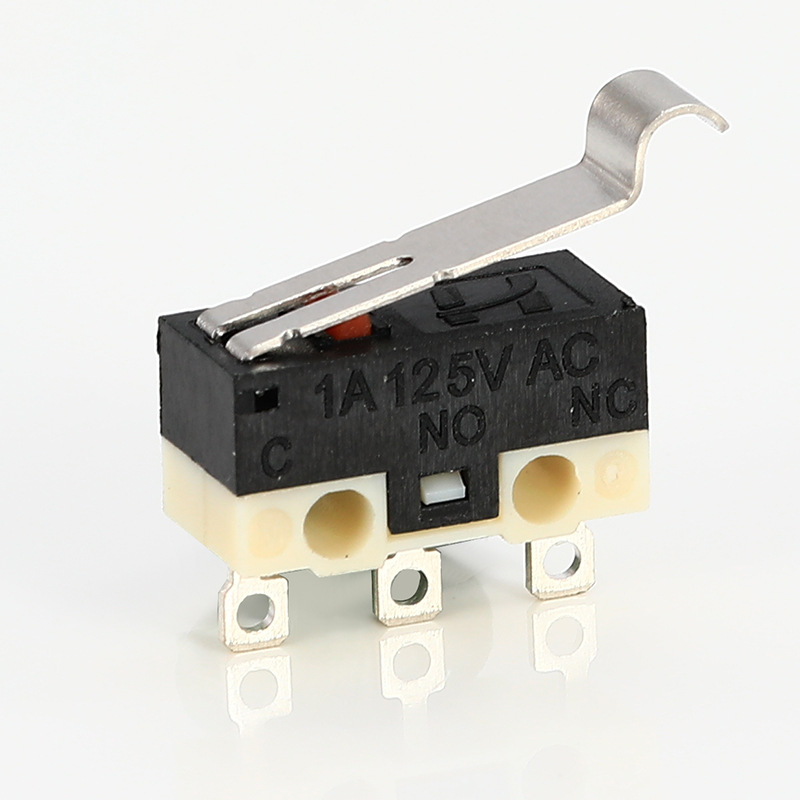 微动开关TC-5610小型触开关三脚插件带柄开关