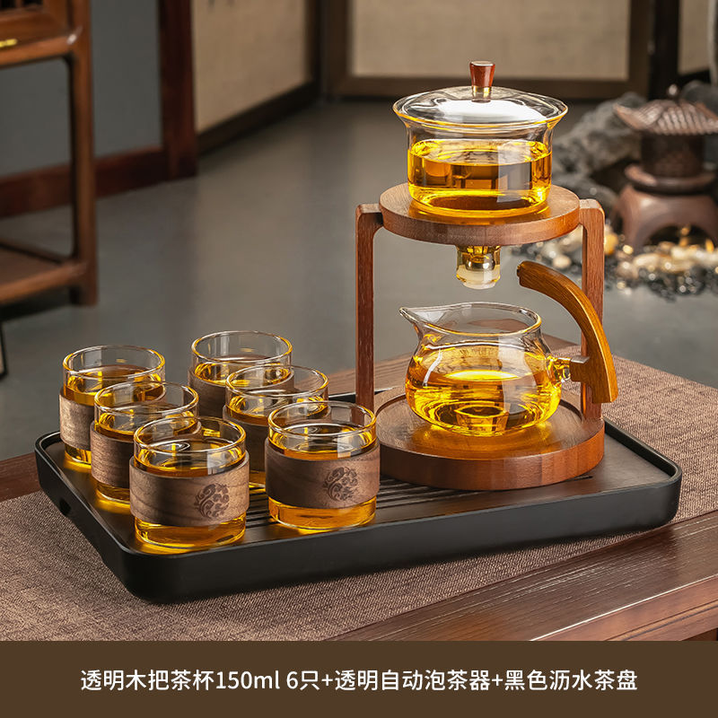 자석 자동 차 메이커 + 스냅온 찻잔 6개 + 배수 차 트레이