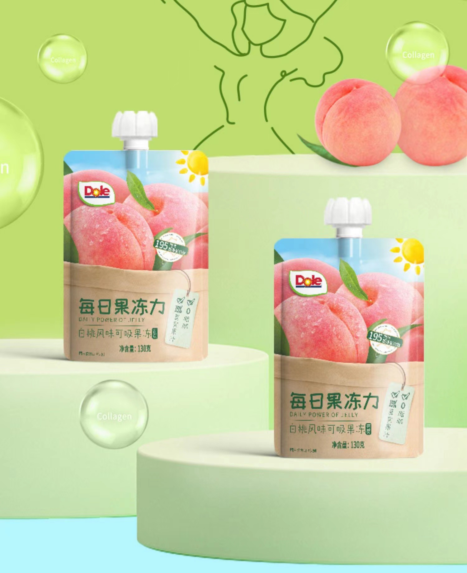 백도흡수젤리 130g*3봉