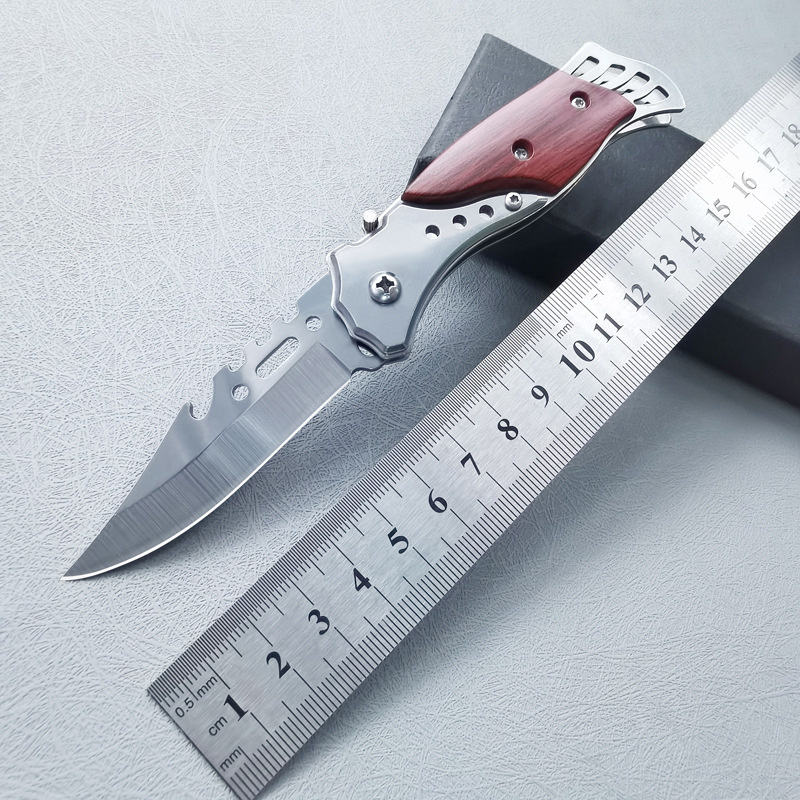 外贸户外防身小刀荒野求生工具旅行车载迷你水果小刀一件代发