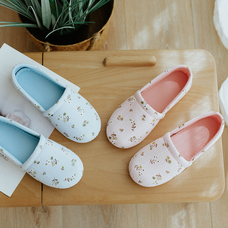 Childbirth shoes, spring and autumn bag heels, postpartum pregnant women's shoes, spring anti-skid soft soles, summer thin pure cotton breathable maternity slippers