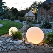 现代草坪灯太阳能户外灯室外防水圆球灯景观庭院落地发光球形灯