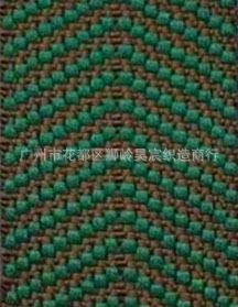 Spot poliéster algodón imitación poliéster poliéster V punto jacquard color contraste algodón cinturón de lona bolso de hombro cinturón de mano cinturón de cuero