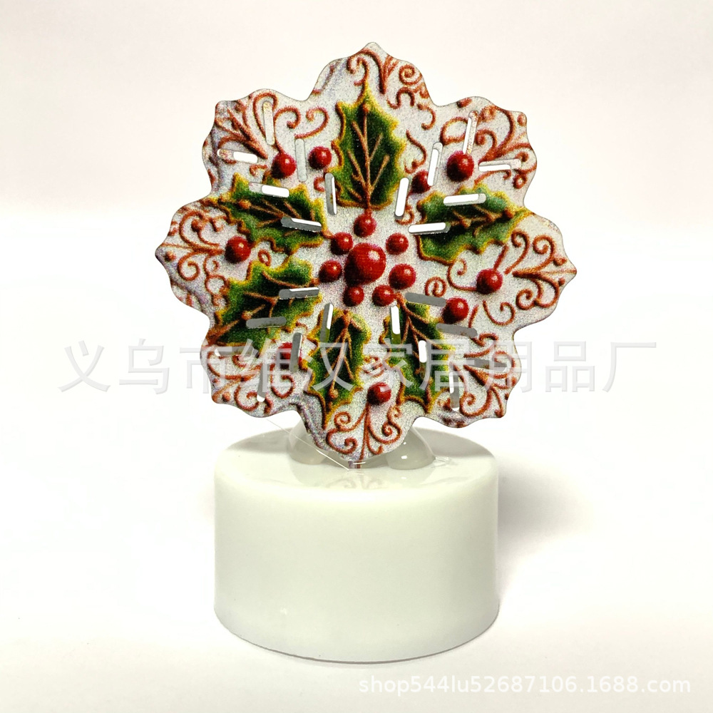 Vela Electrónica LED de Navidad de Hierro con Luz Cálida para Decoración de Noche image 30