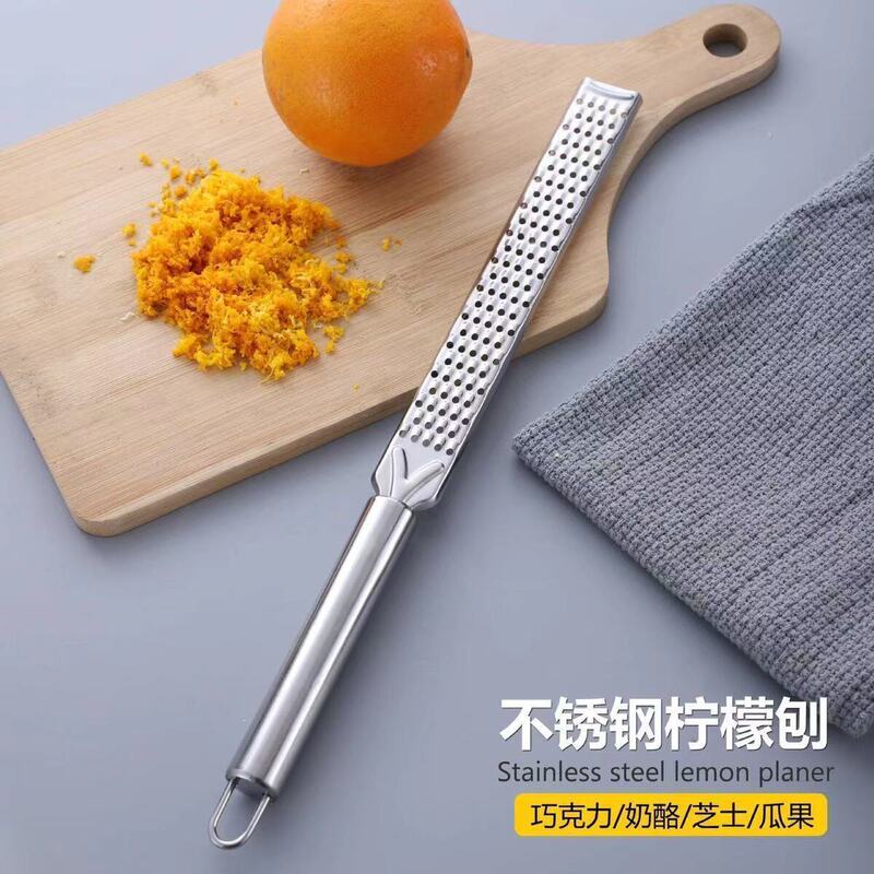 家庭用チーズおろし金増粘ステンレス鋼チーズおろし金レモン皮削りチョコレートレモン皮おろし金|undefined