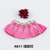 Earrings with tassels, accessory, 2cm, polyester, wholesale