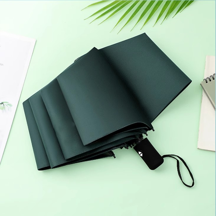 Automático portátil bucle soleado y lluvia paraguas anti-UV y anti-viento refuerzo anti-solar para hombres y mujeres paraguas publicitarios personalizados