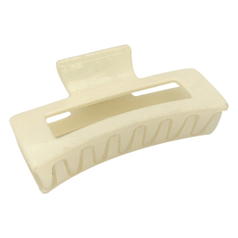 Clip de tiburón, clip de agarre de pelo de disco de temperamento, nuevo clip de celebridad de Internet 2025, tocado, horquilla simple retro, parte posterior de la cabeza femenina