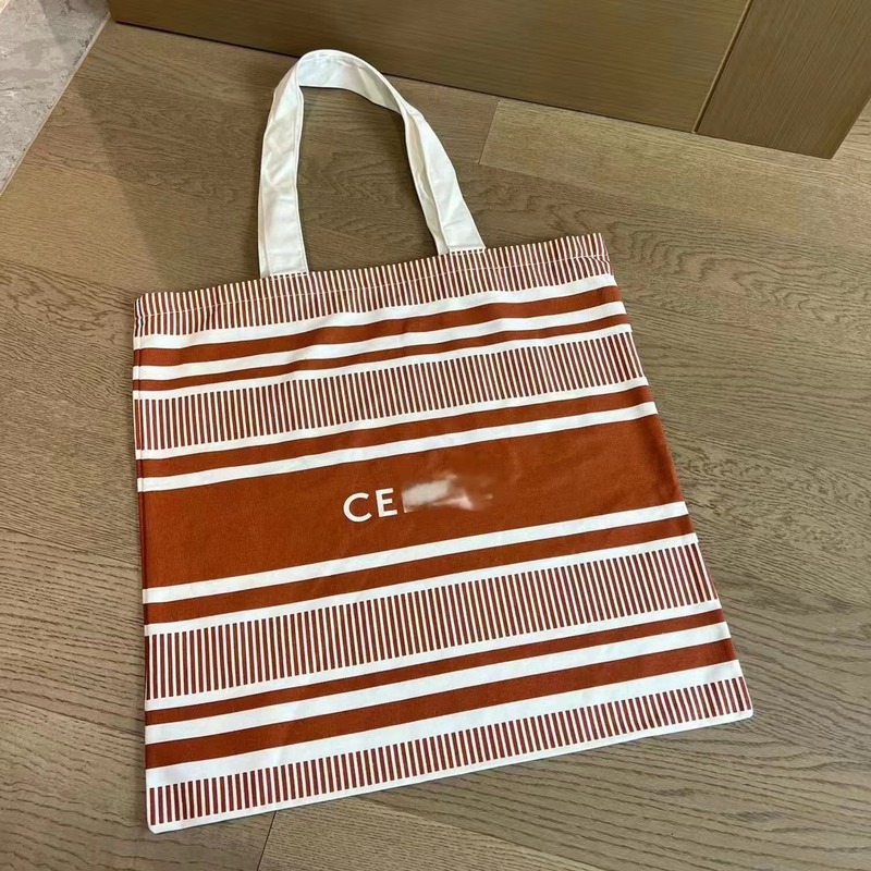 ポップアップストア限定ギフト ランバーストライプキャンバスバッグ アウトドア ポータブルショルダーキャンバスバッグ ショッピングバッグ トートバッグ|undefined