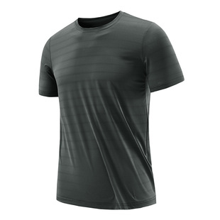 Foreign Trade Summer Outdoor Quick-drying T-shirt Couple Ice-cool Breathable Short-sleeved T-shirt Men's and Women's Running Stretch Top plus size
