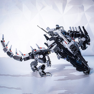 Moc-118017 Dragon Shadow Mecha Model Making Toy Set for Collecting 1971 Parts
