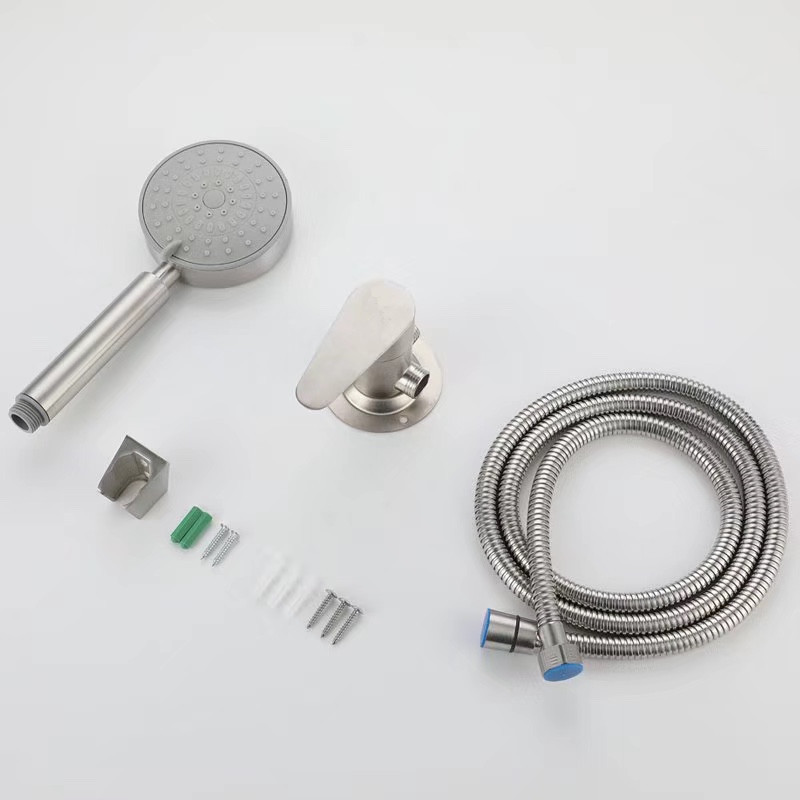 304ステンレス明装混水弁冷熱シャワーシャワーセット蛇口電気温水器太陽エネルギースイッチ|undefined