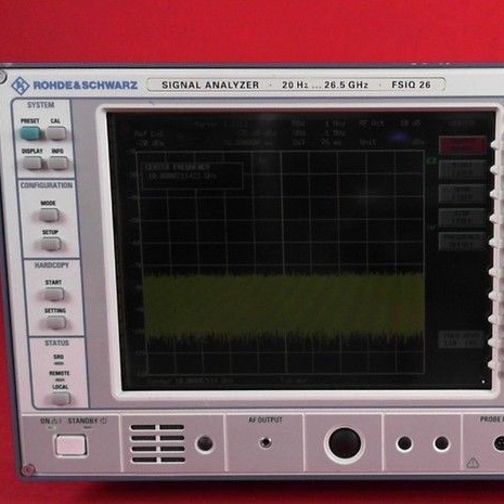 回收中 FSIQ26 26G矢量信号分析仪 罗德与施瓦茨 20Hz至26GHz