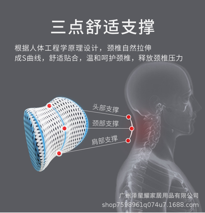 Memory foam lumbar support pillow for stress relief, slow rebound waist cushion for sofa, car, and office