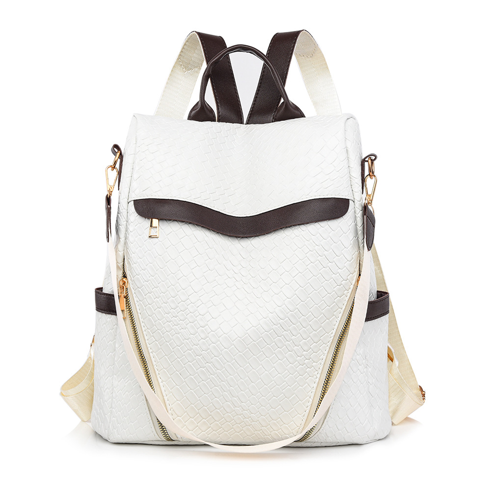 Nueva mochila antirrobo casual para mujer, mochila simple retro de gran capacidad, mochila de viaje multiusos impermeable de moda