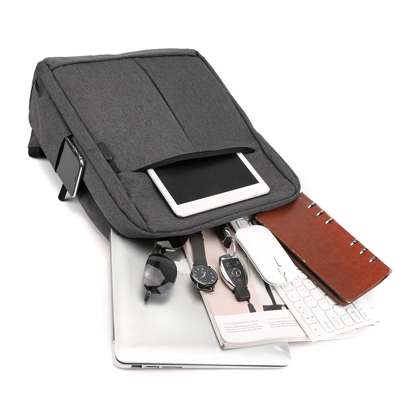 跨境新款商务电脑会议包学生书包多功能防泼水笔记本背包双肩包