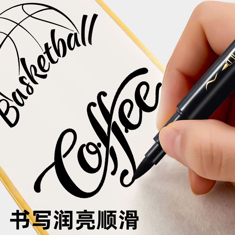 Pintura Dele 207 Pluma Xiuli Pluma de caligrafía de pelo suave en letras grandes, medianas y pequeñas Pluma de práctica de caligrafía Registro transfronterizo Copia de escrituras Pluma hermosa a base de agua