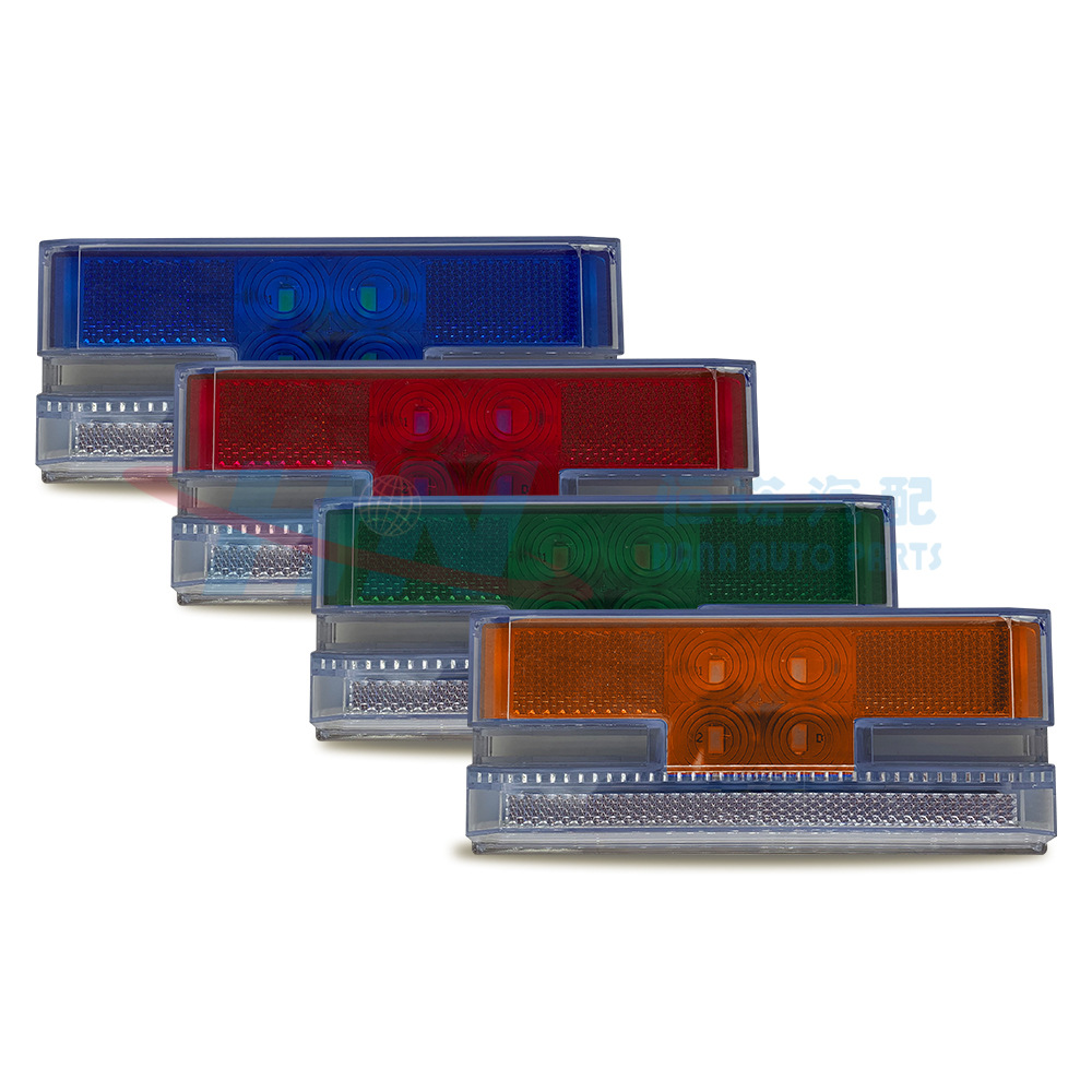 Nueva luz lateral del remolque del camión 24V LED luz lateral de la cintura del remolque del camión