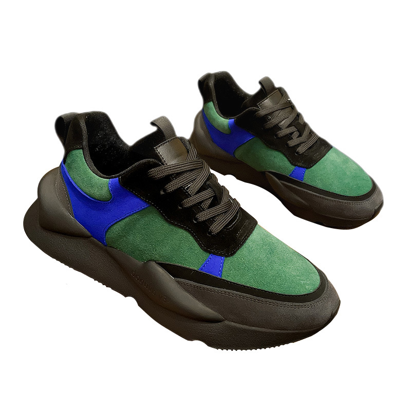 Herren Freizeitschuhe Aus Echtleder Atmungsaktive Sommersneaker_voghion.com