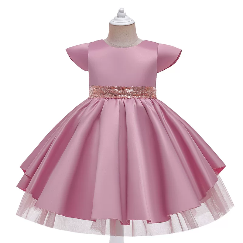 Детские цветные ногтевые блёстки с бантиком для принцессы, вечернее платье, европейский стиль
