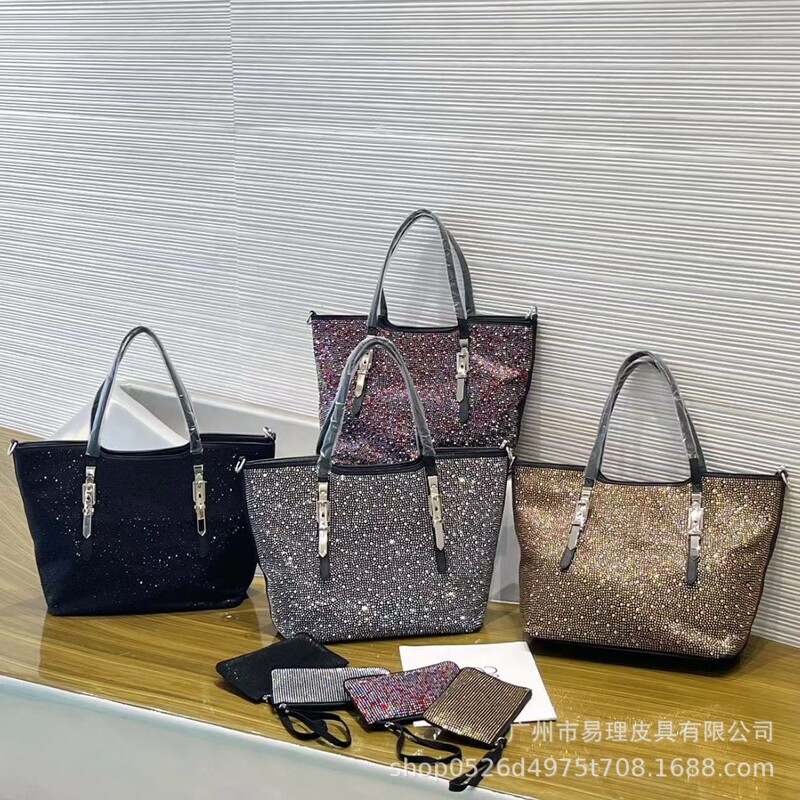 Yili Women's New Trendy Cross-Border Handbag Can Hold A4 Paper Documents, Large-Capacity Commuter Briefcase, High-End Yili Women's New Trendy Cross-Border Handbag Can Hold A4 Paper Documents, Large-Capacity Commuter Briefcase, High-End