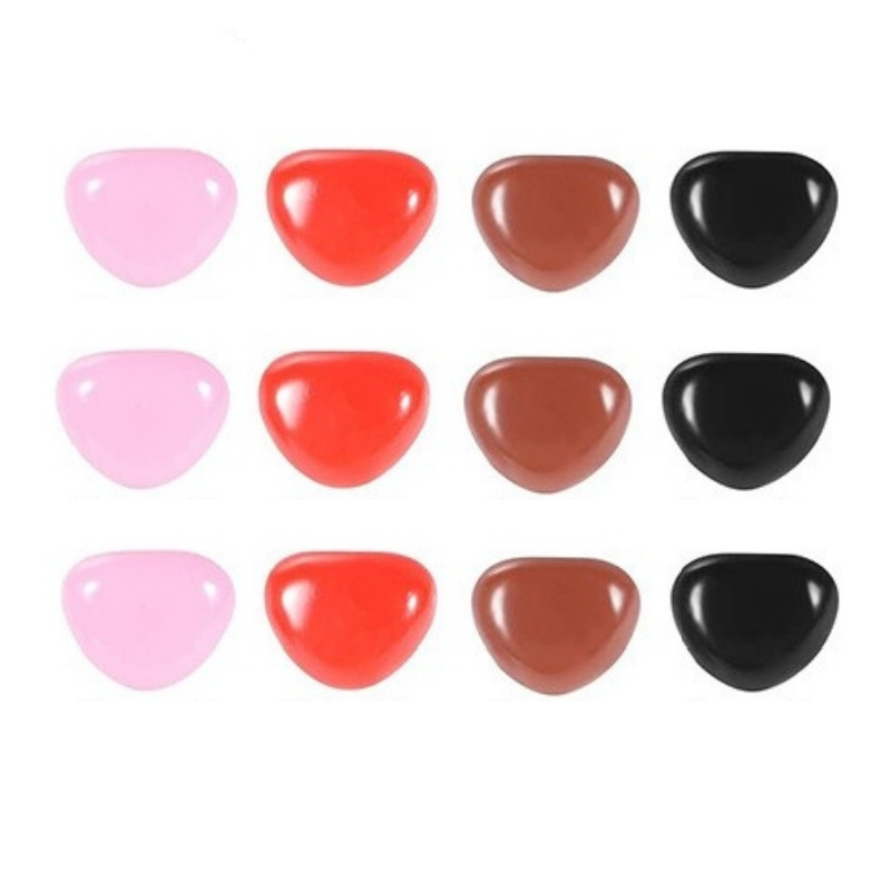 Large Nose Handmade DIY Flats Bottom Triangular Nose Doll Toy Animal Dog Plastic Nose Doll Bear Nose